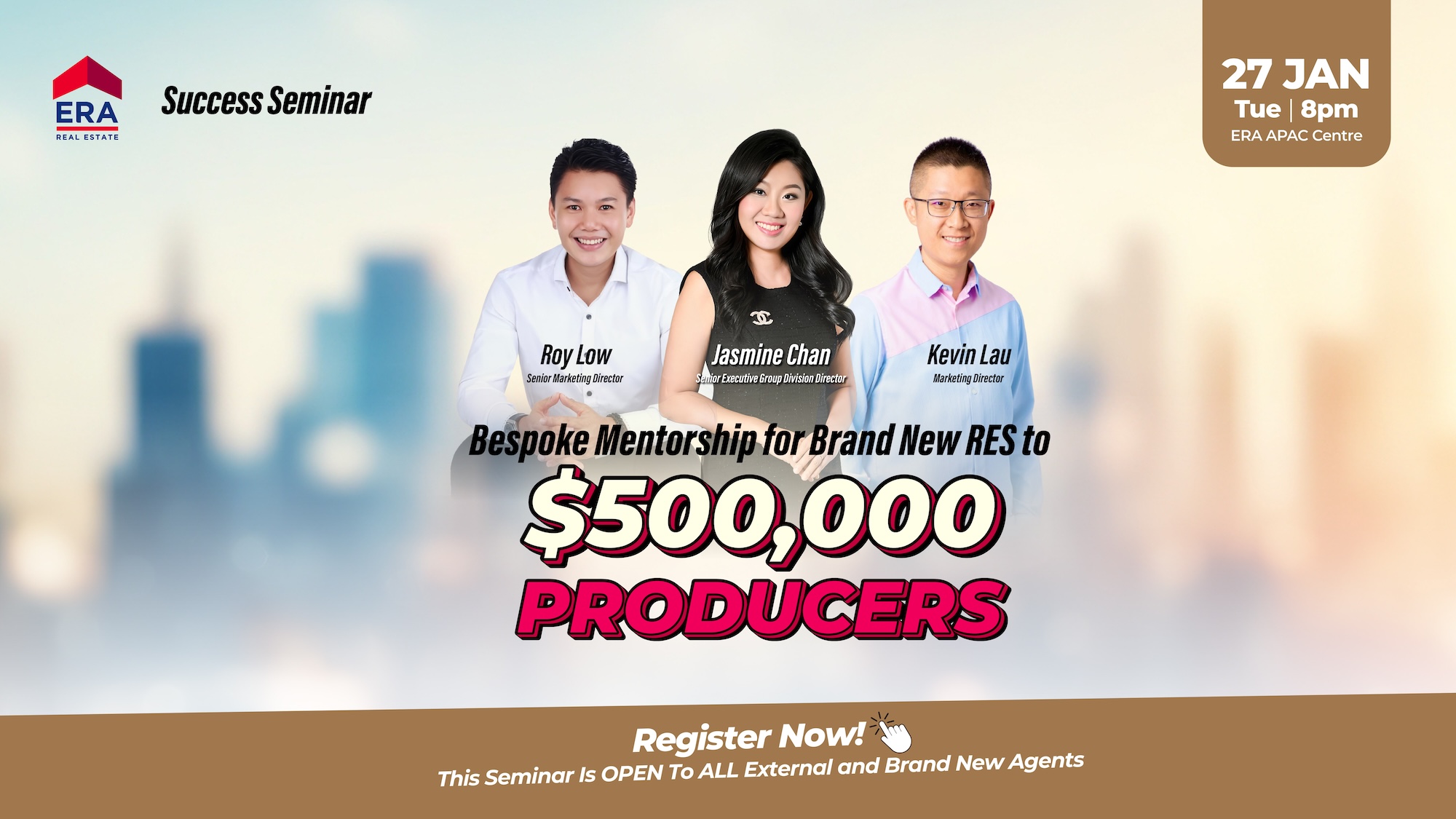 Bespoke Mentorship for Brand New RES to >$500,000 Producers